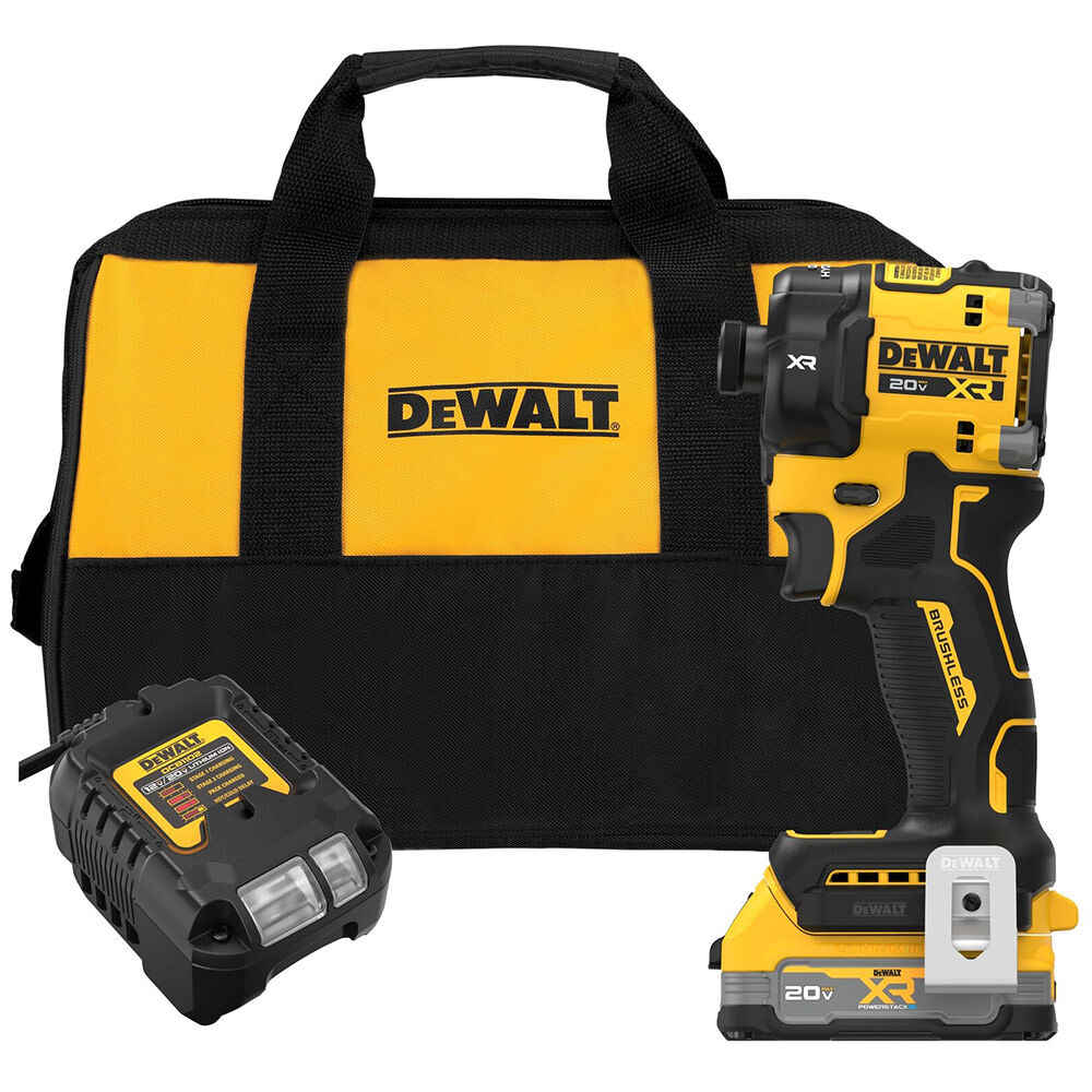 DEWALT 20V MAX XR 1/4 Inch Quiet Hydraulic Impact Driver Kit & Nut Runner Attachment Bundle, large image number 2