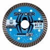 Spyder 4.5 Inch Wet/Dry Turbo Rim Diamond Blade for Angle Grinders, small image number 1