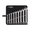 Klein Tools 9 Piece Combination Wrench Set, small