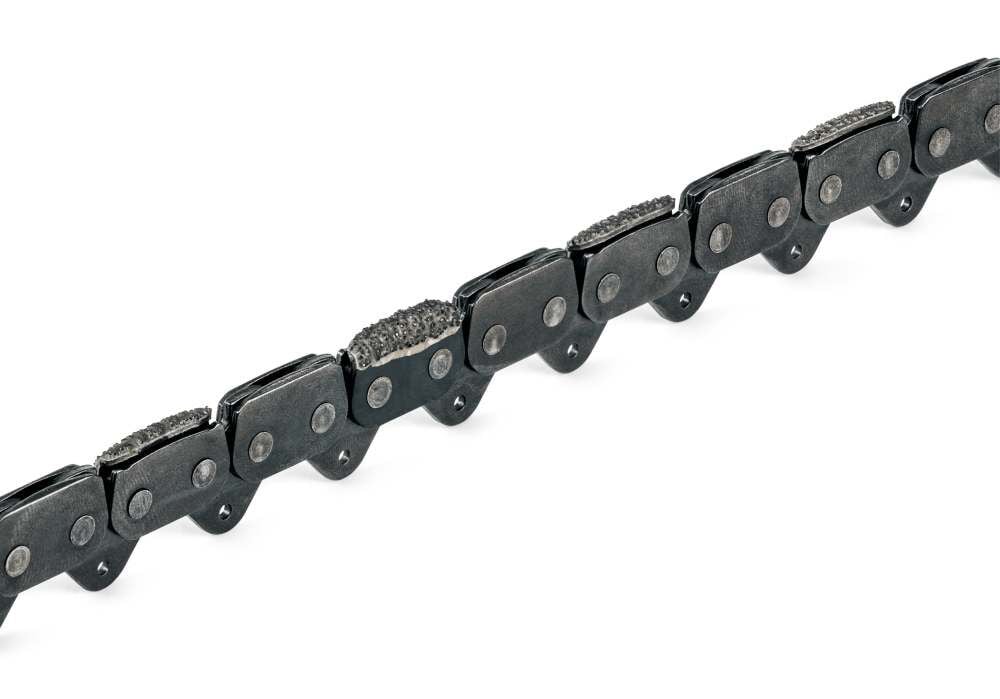 Husqvarna Construction ELITE-CHAIN FR3 16 Inch Diamond Chain for Plastic and Cast Iron Pipe Cutting, large image number 2
