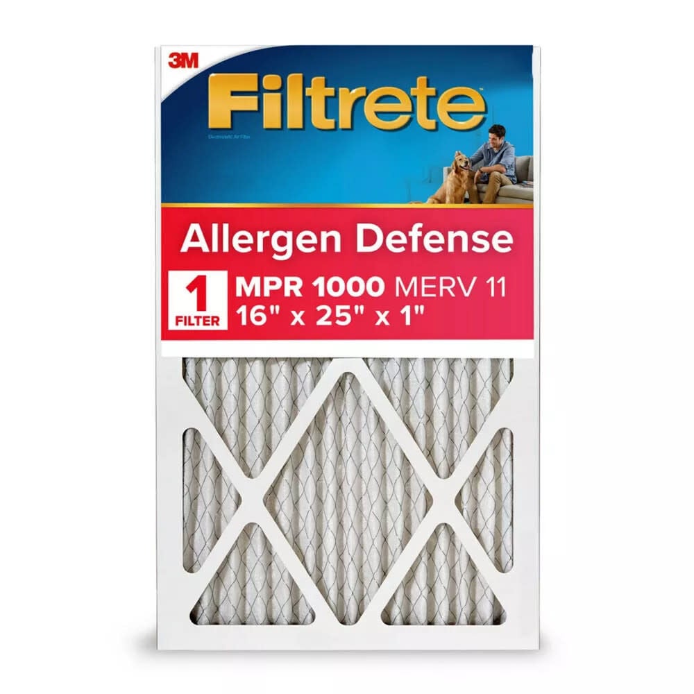 3M 16 Inch x 22 Inch 1000 MPR MERV 11 Allergen Air Filter – 1 Pack – 48842