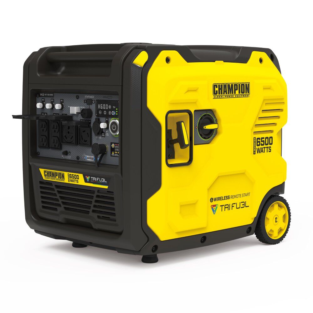 Champion Power Equipment 6500-Watt Wireless Remote Start Tri Fuel 49 State RV Ready Portable Inverter Generator with StartLINK, large image number 3