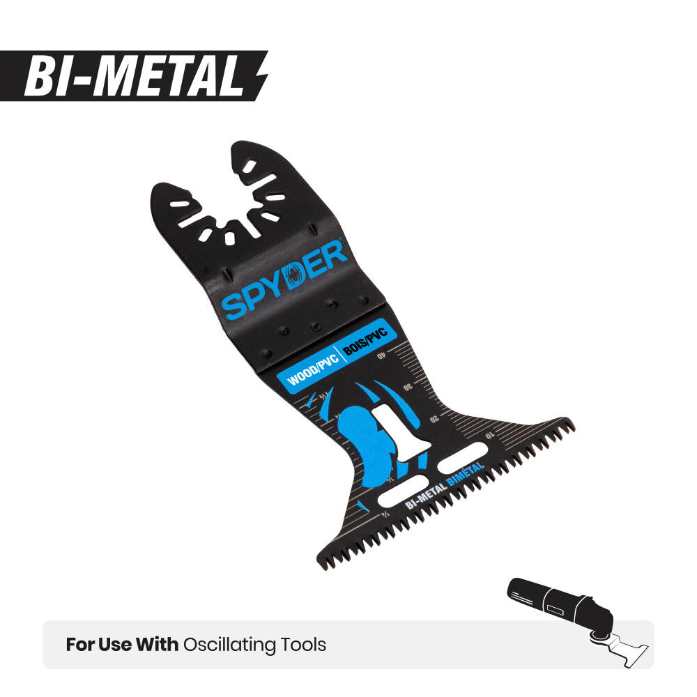 Spyder 2-1/2 Inch Universal Fit Bi-Metal Osc Blade for Clean Wood and PVC, large image number 7