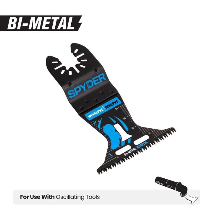 Spyder 2-1/2 Inch Universal Fit Bi-Metal Osc Blade for Clean Wood and PVC, large image number 6