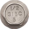 DEWALT Wedge-Bolt 1/2 x 5 Inch 316 Stainless Steel Bimetal Concrete Screw Anchor 25 Pieces, small image number 3