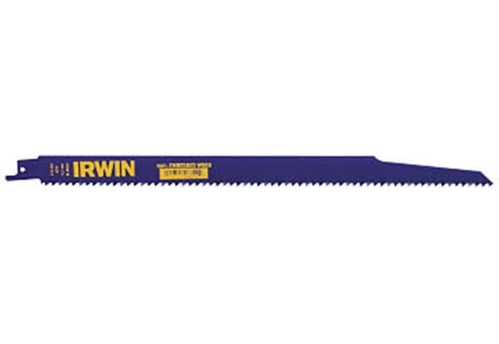 Irwin 12 In. x 0.050 In. 6 TPI Reciprocating Saw Blade 5 pk.