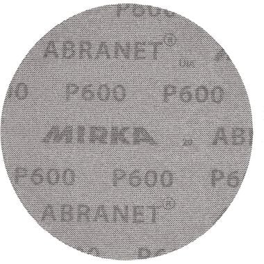 Mirka Abranet 6in 600 Grit Mesh Sanding Disc 10pk