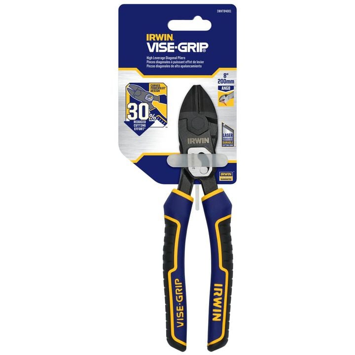 Irwin 8 in High Leverage Diagonal Pliers, large image number 4