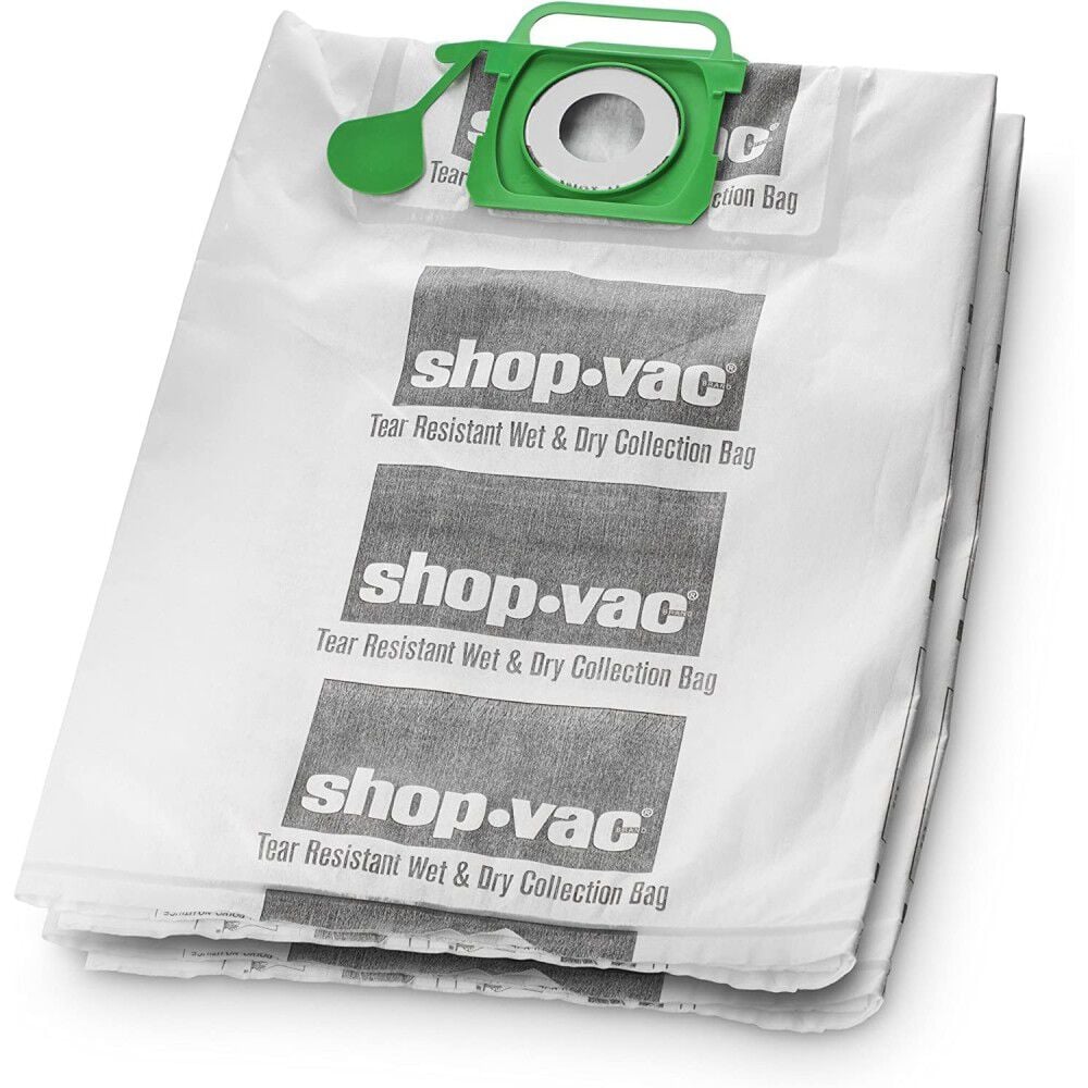 Shop Vac 12-20 Gallon Tank Wet/Dry Tear Resistant Collection Bag 2 Pack – 9021633