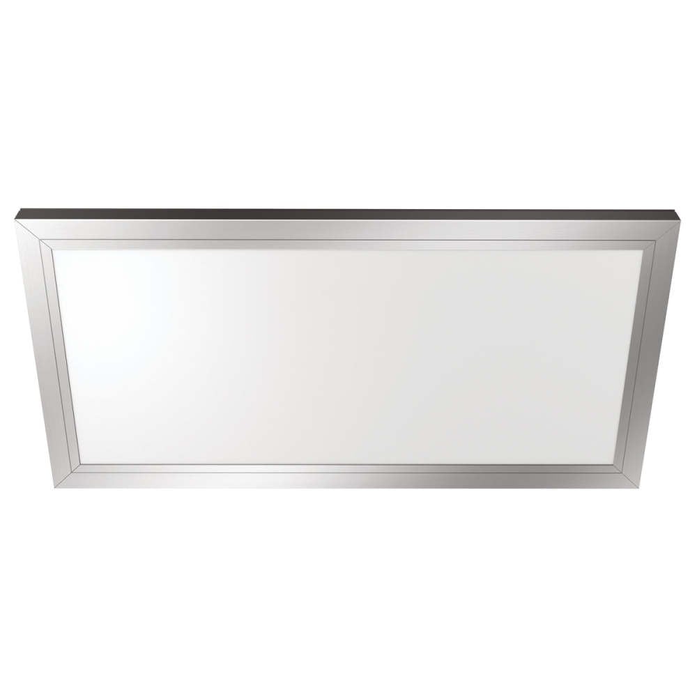 Feit Electric 1 Ft. x 2 Ft. 25W 2000 Lumens LED Flat Panel Light Fixture Nickel – 3649597