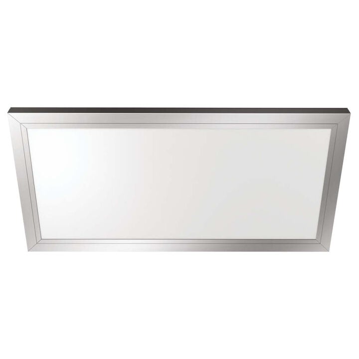 Feit Electric 1 Ft. x 2 Ft. 25W 2000 Lumens LED Flat Panel Light Fixture Nickel