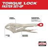 Milwaukee 10 in. TORQUE LOCK Curved Jaw Locking Pliers, small