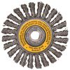 DEWALT 4-in x 5/8 to 11-in Arbor Carbon Cable Twist Wire Wheel, small