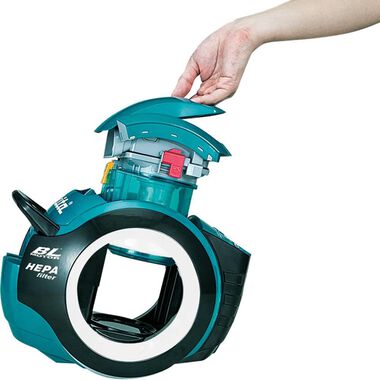 Makita 18V LXT Cyclonic Canister HEPA Vacuum (Bare Tool), large image number 9