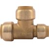 Sharkbite 3/4 x 1/2 x 3/4in Push to Connect Brass Reducing Tee, small image number 1
