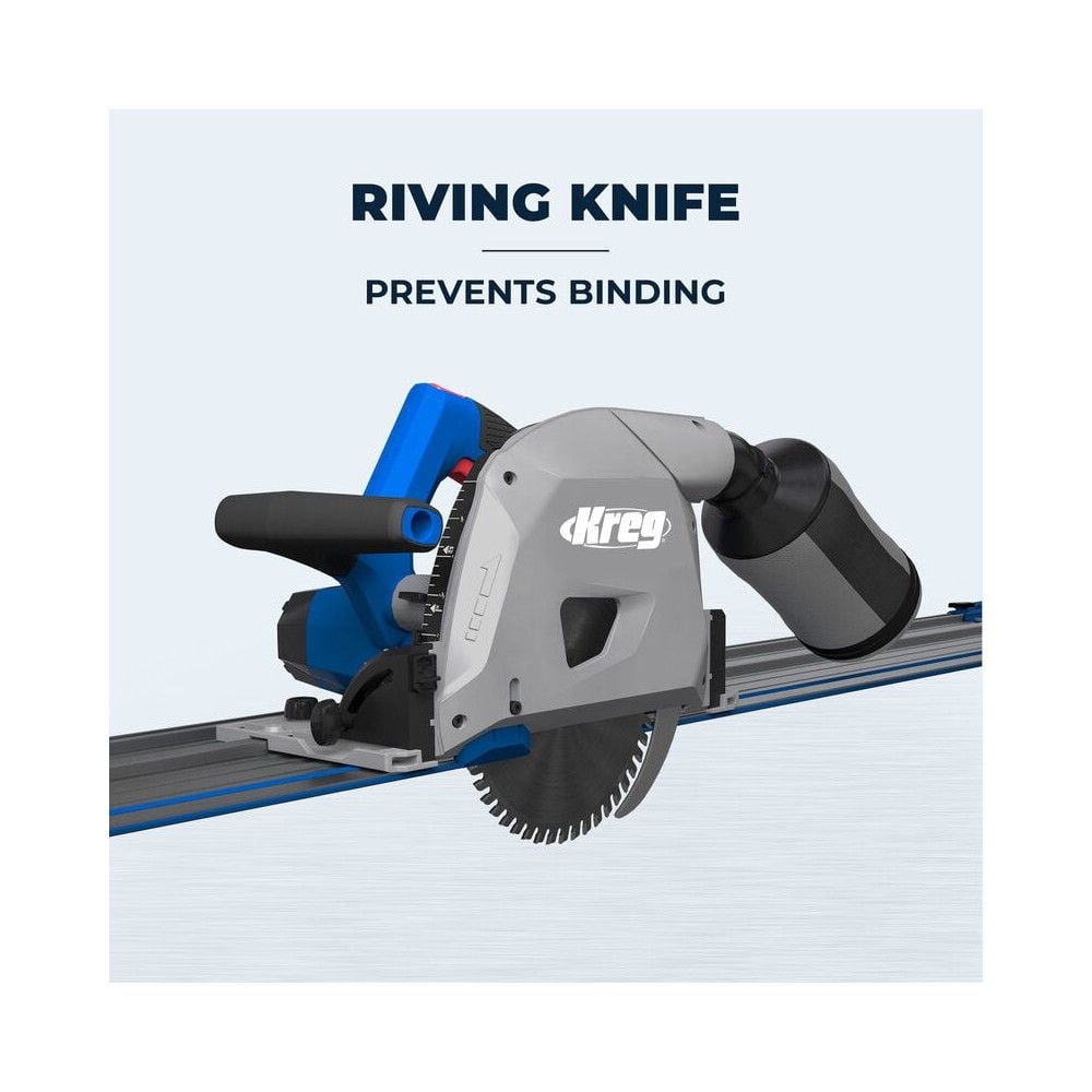 Kreg 120V 48T Blade Adaptive Cutting System Plunge-Cut Track Saw, large image number 7