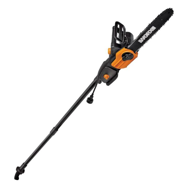 Worx 120V 8A 10 Inch Black Steel Corded Pole Saw