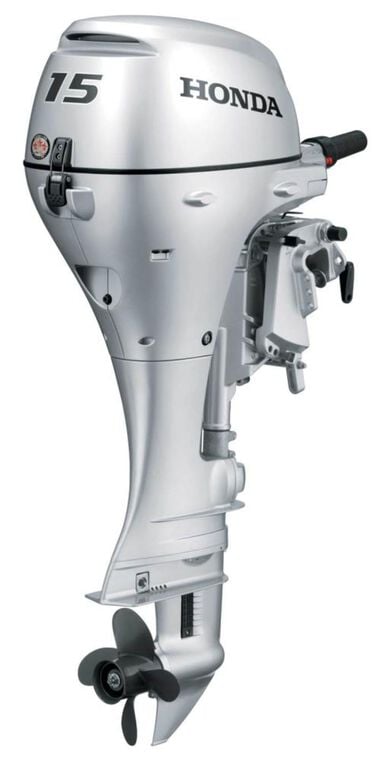 Honda Marine 15 HP 4-Stroke Outboard Motor with Throttle Grip