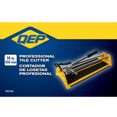 QEP 14 Inch Ceramic and Porcelain Tile Cutter with 1/2 Inch Cutting Wheel, large image number 6
