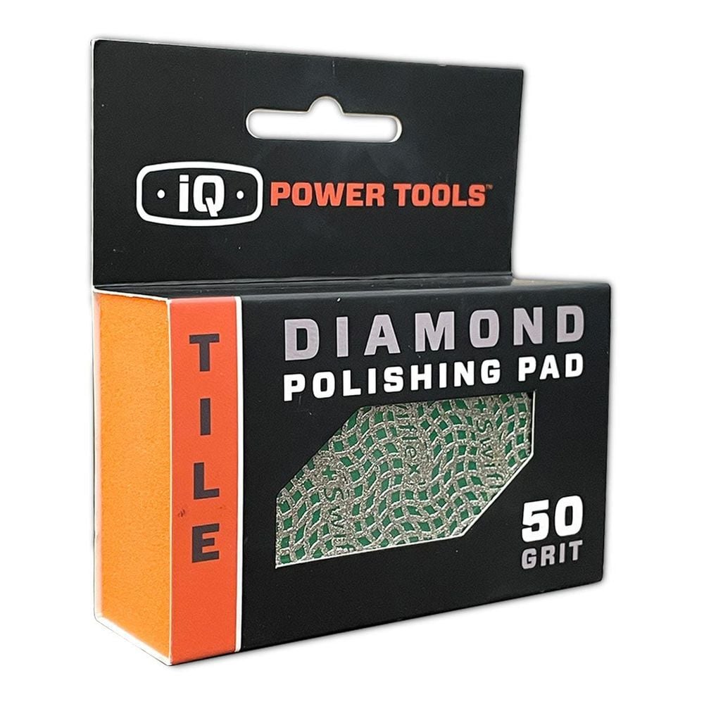 iQ Power Tools 50 Grit Diamond Hand Polishing Pad, large image number 4