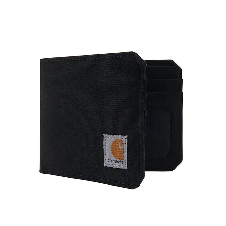 Carhartt Black 700D Nylon Duck Bifold Wallet, large image number 1
