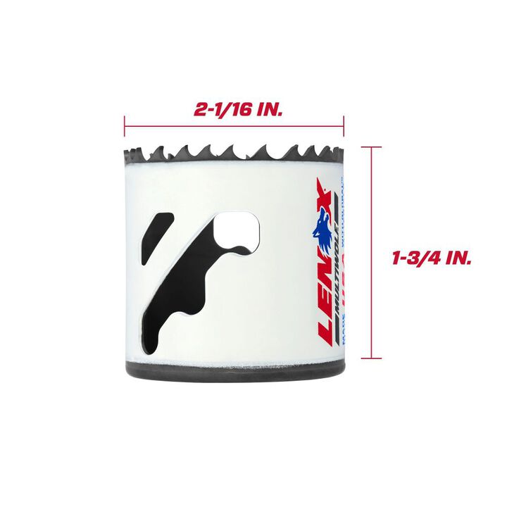 Lenox 2-1/16 Inch Speed Slot Bi-Metal Hole Saw, large image number 2