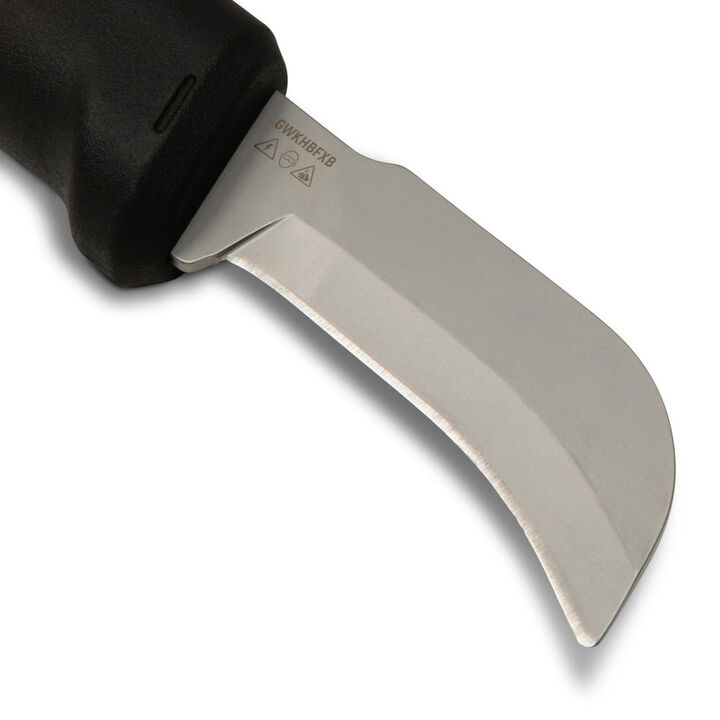 GEARWRENCH Lineman Fixed Blade Hawkbill Knife with Blunt Tip, large image number 2