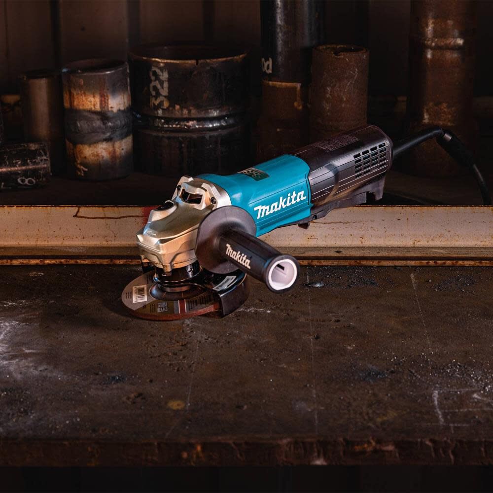 Makita 5 in SJS II High-Power Angle Grinder, Paddle Switch