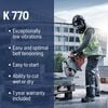Husqvarna Construction K770 14 Inch Handheld Gas Power Cutter Body Only, small image number 4