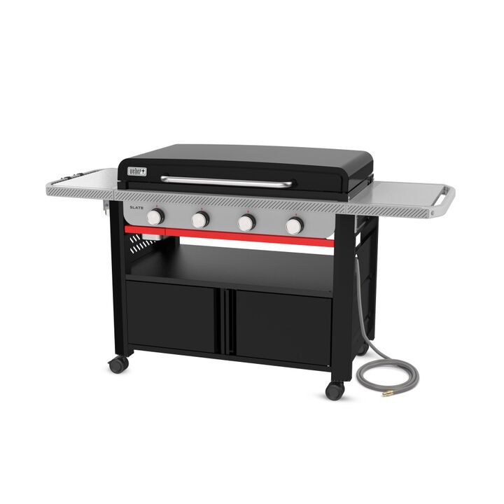 Weber Slate 36 Inch 4 Burner Natural Gas Griddle with Cabinet Black, large image number 2
