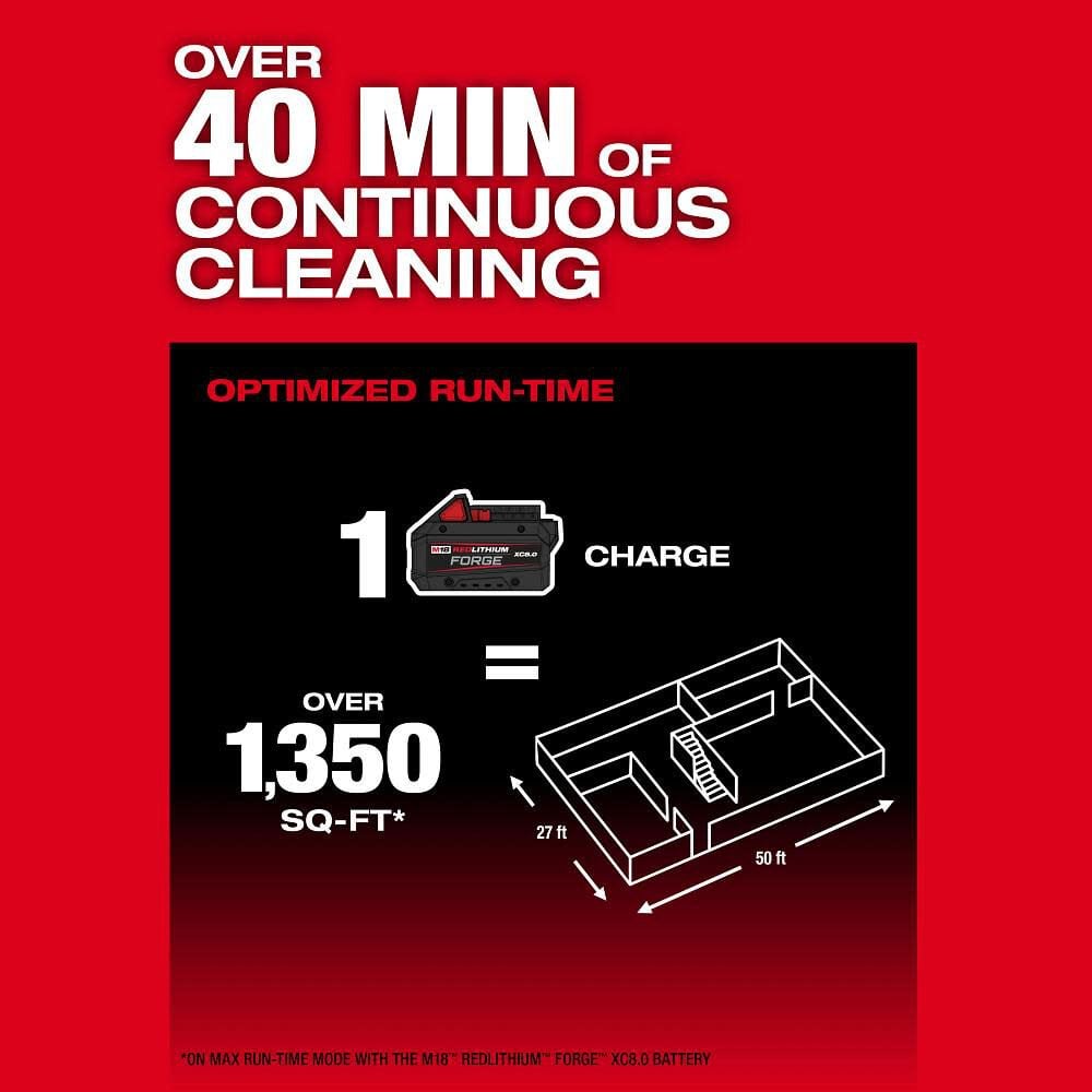 Milwaukee M18 FUEL 3-in-1 Backpack Vacuum (Bare Tool), large image number 6
