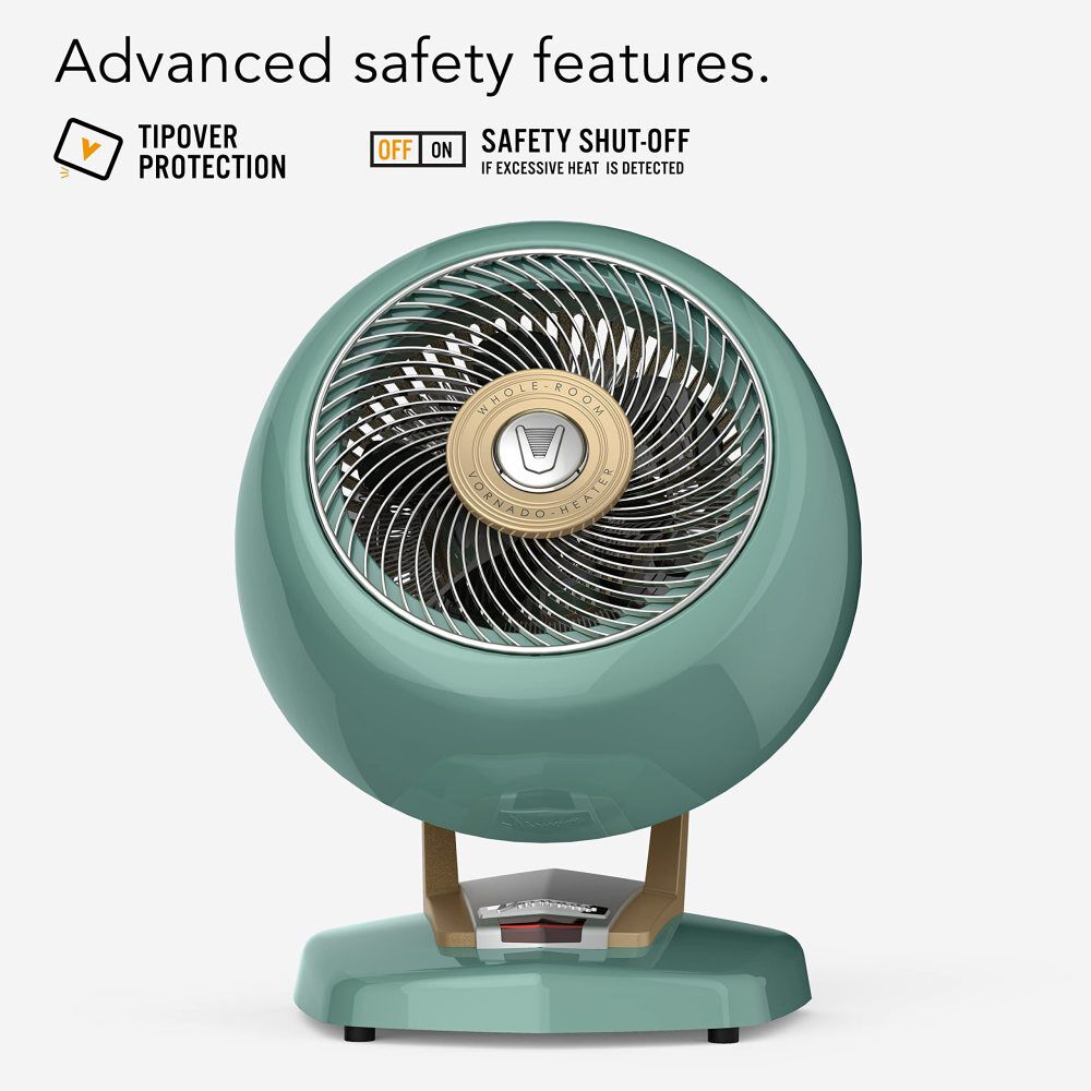 Vornado Vintage VHEAT Green 1500W Whole Room Heater, large image number 7