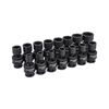 GEARWRENCH 3/8in Drive 6 Point Standard Universal Impact Metric Socket Set 15pc, small image number 6