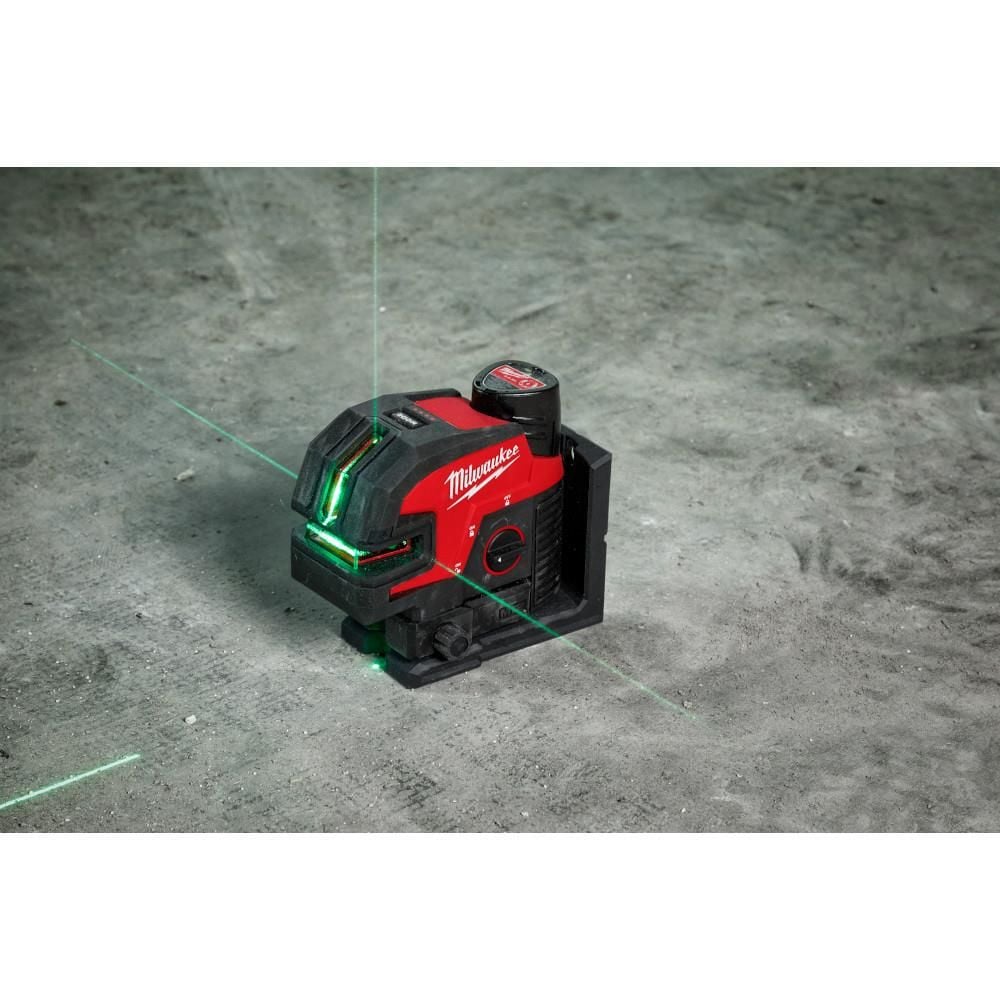 Milwaukee M12 Green Cross Line & 4 Points Laser Kit, large image number 8