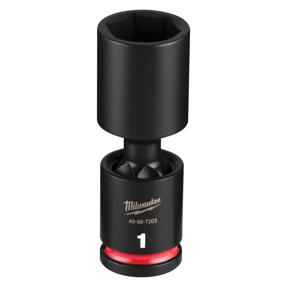 Milwaukee SHOCKWAVE Impact Duty 1/2 Inch Drive 1 Inch Deep Swivel Socket - 49-66-7203