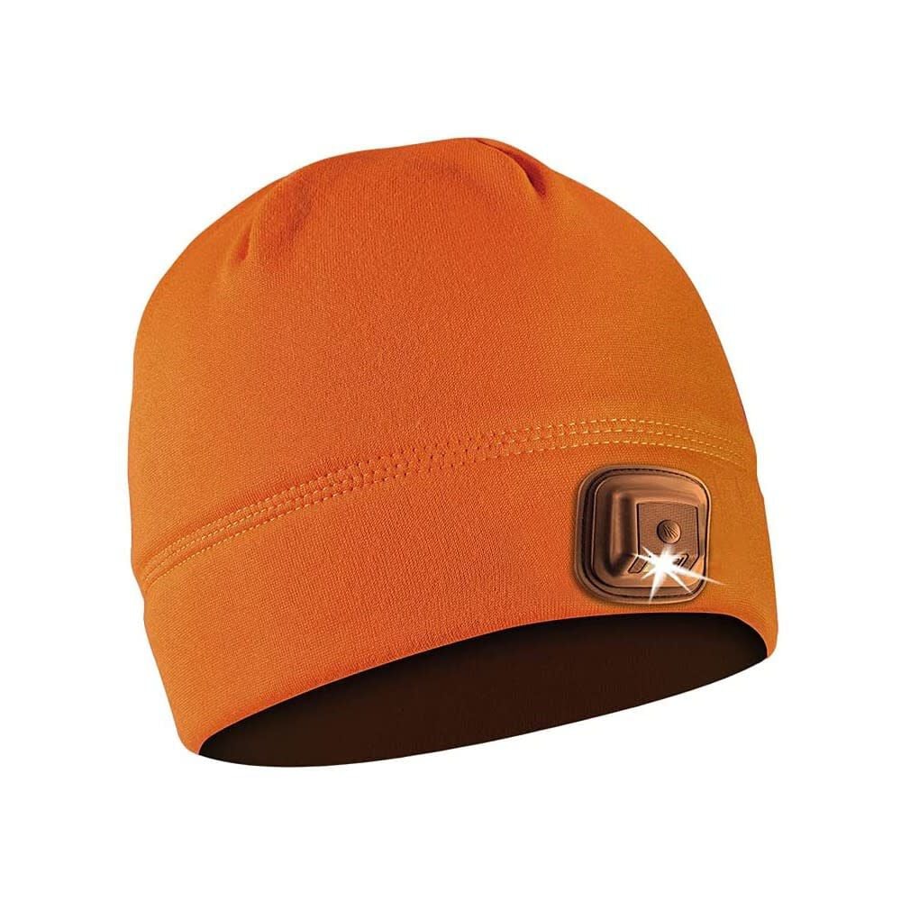 Panther Vision POWERCAP HCL Beanie Blaze Orange LED Rechargeable – HLBR-9541