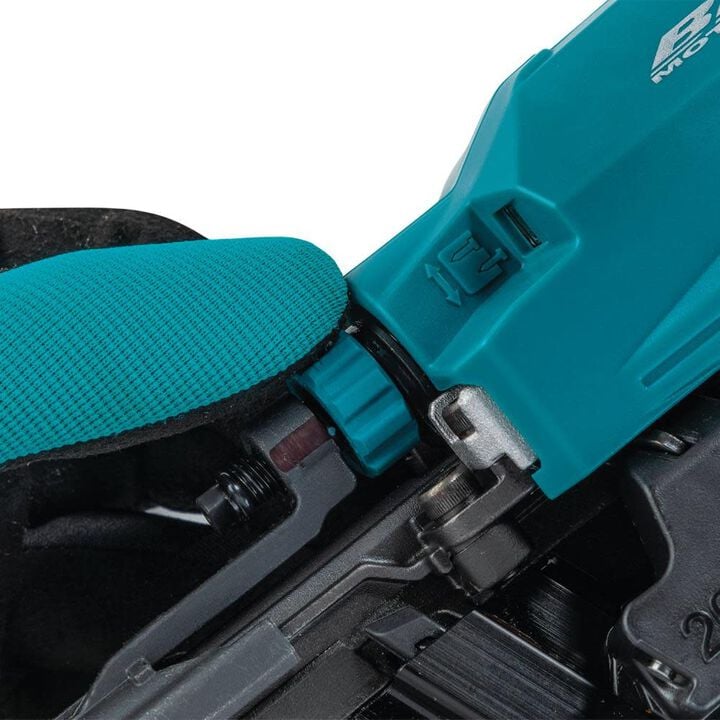 Makita 18V LXT Lithium-Ion Cordless 30 Degree Clipped Head 3-1/2 Inch Framing Nailer (Bare Tool) & Proud-Setting Nose Adapter Bundle, large image number 12