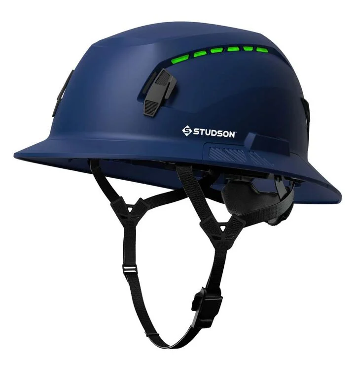 Studson Full Brim Vented Safety Helmet Type 2 Class C Navy