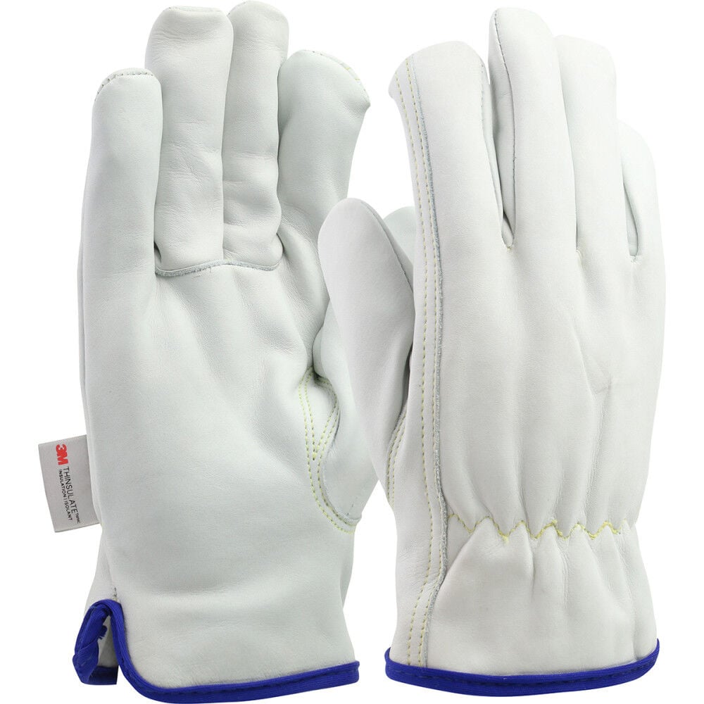 Protective Industrial Products Cowhide Leather Cold Protection Gloves Large, large image number 1