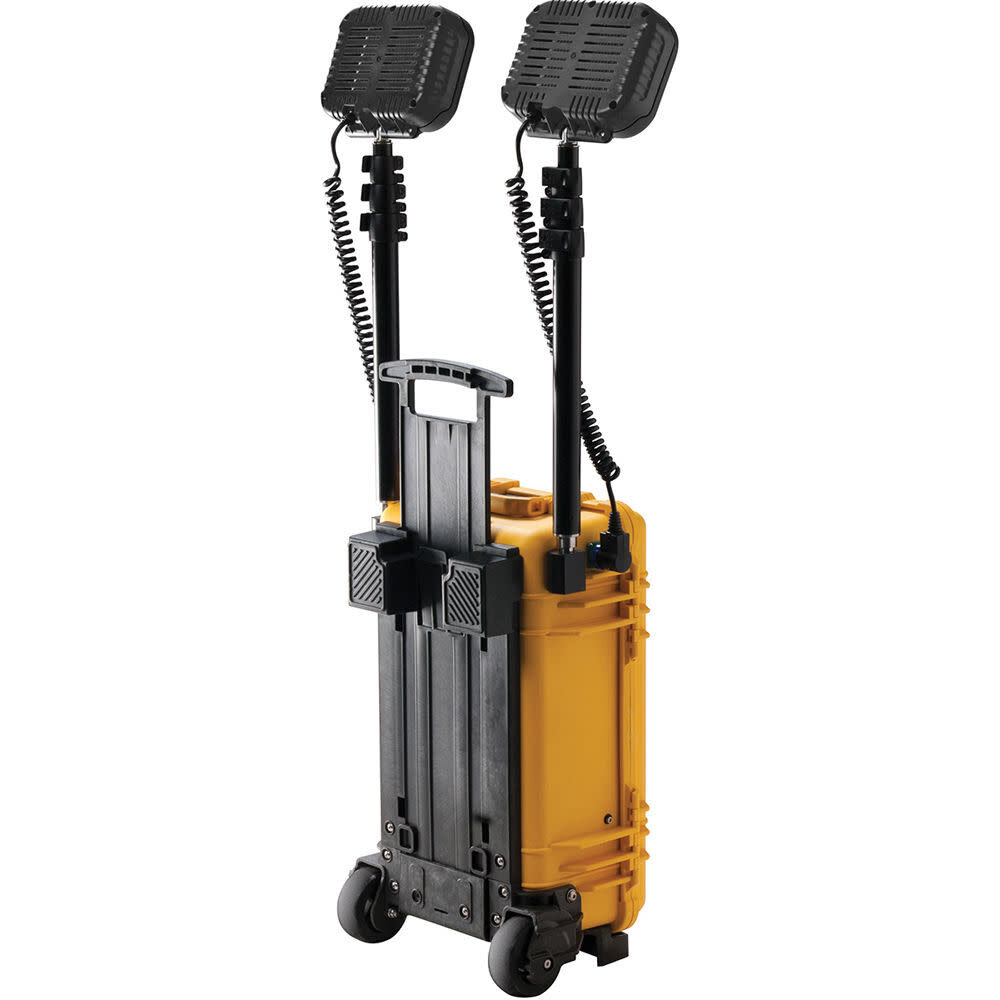 Pelican 12000 Lumens Dual Head Remote Area Light Yellow, large image number 2
