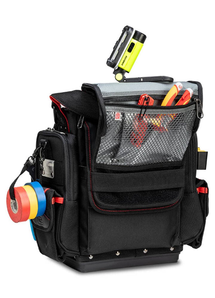 Veto Pro Pac 30 Lbs XX-Large Zippered Technician Tool Pouch, Black/Red, large image number 10