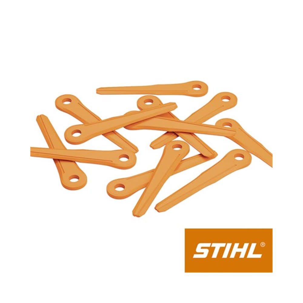 Stihl 5.7in Orange Plastic Replacement Blade For PolyCut Head 12pk, large image number 2