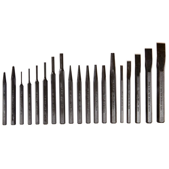 Mayhew Steel Products 19-Piece 7019-K Pro Punch and Chisel Kit, large image number 2