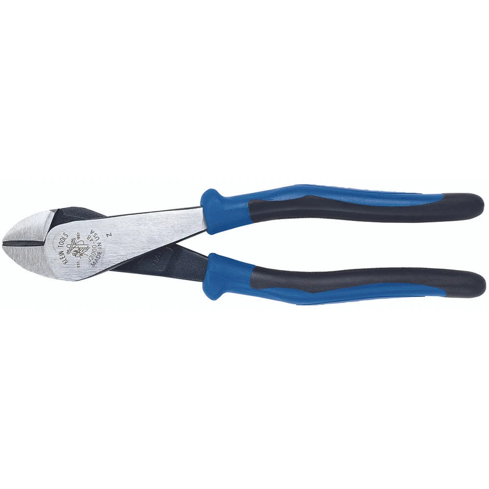 Klein Tools 8'' Journeyman High-Leverage Diagonal-Cutting Angle Head Pliers, large image number 1