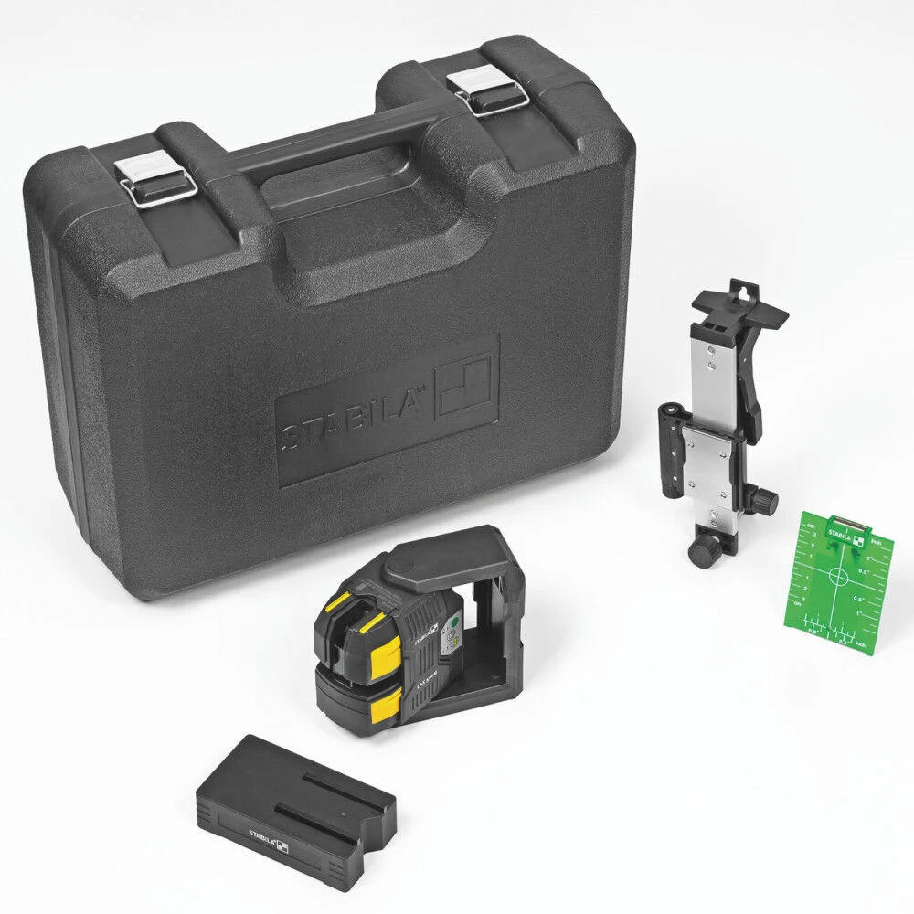 Stabila LAX 500G 12V 5-Piece Cross-Line & Plumb Dot Laser Kit, large image number 1