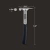 Stiletto TRIMBONE 10oz Titanium Finish Hammer, small image number 3
