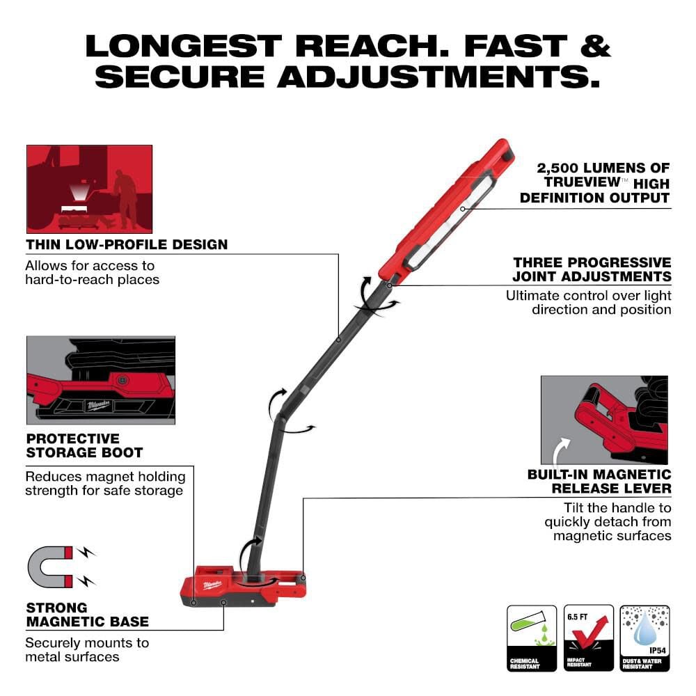 Milwaukee M18 Magnetic Extendable Boom Light Bare Tool 2129 20 Simolary simolary.com 6