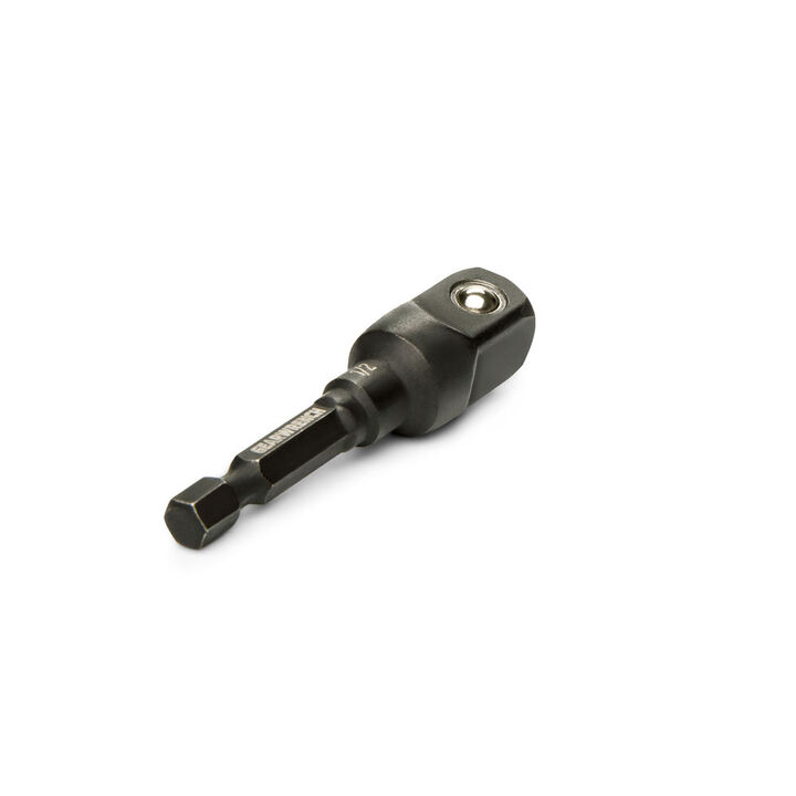 GEARWRENCH 1/4 Inch Hex x 1/2 Inch Square Lineman Impact Adapter, large image number 1