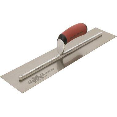 Marshalltown 18 In. x 4 In. Finishing Trowel Curved DuraSoft Handle, large image number 0