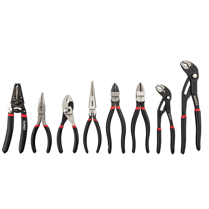 Sunex Pliers Set In EVA Foam Storage Tray 8 Pieces